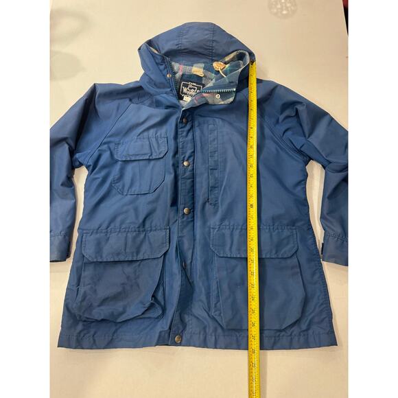 Vintage Woolrich Rain Jacket Flannel Lines - Picture 5 of 8